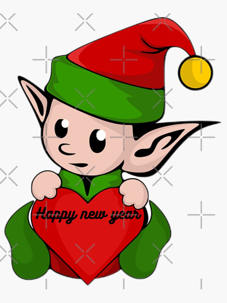 "Happy new year -Santa- 2023" Sticker for Sale by Saalmaa24 | Redbubble