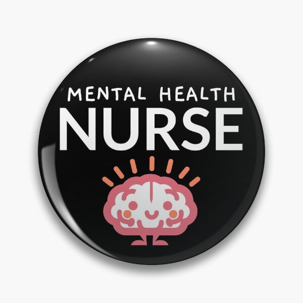 Item preview, Psych mental health nurse little cute smiling brain designed and sold by heppni1.