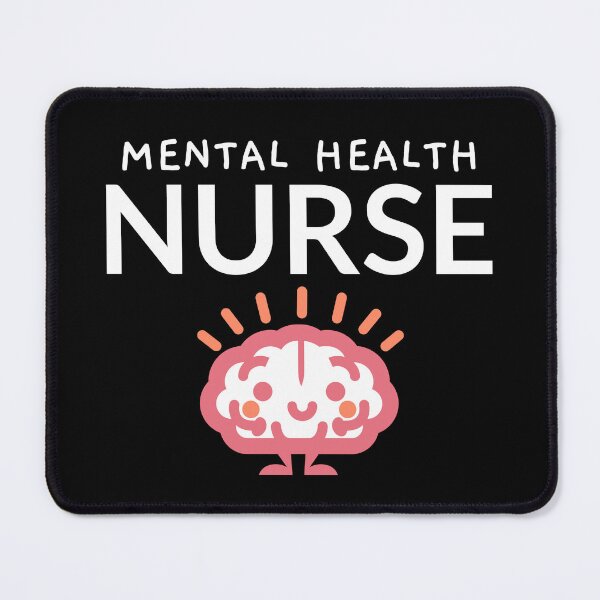 Item preview, Psych mental health nurse little cute smiling brain designed and sold by heppni1.