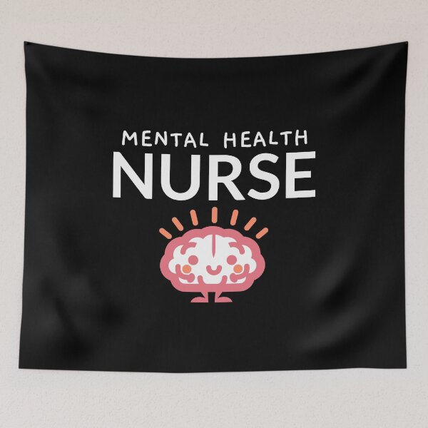 Item preview, Psych mental health nurse little cute smiling brain designed and sold by heppni1.