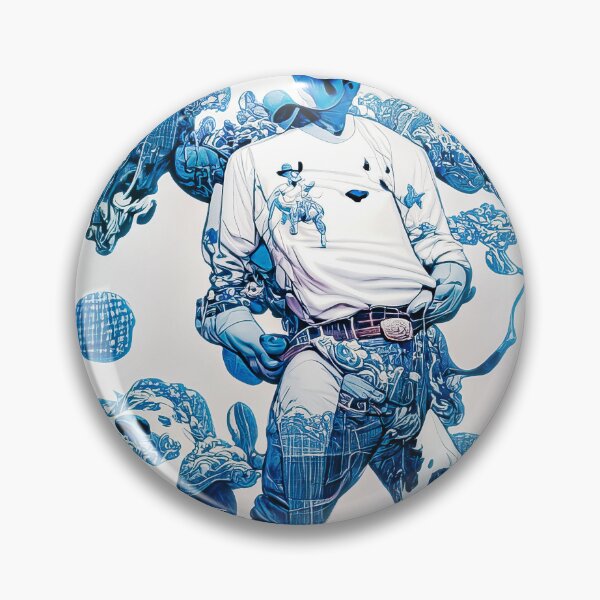 Item preview, Cowboy in Blue designed and sold by ethansmith2000.