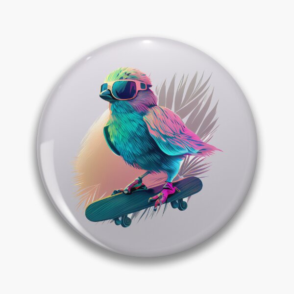 Item preview, Skateboard Bird designed and sold by SynthOasis.