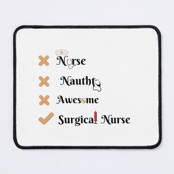 Item preview, Nice naughty awesome surgical nurse designed and sold by BetterMindsTees.