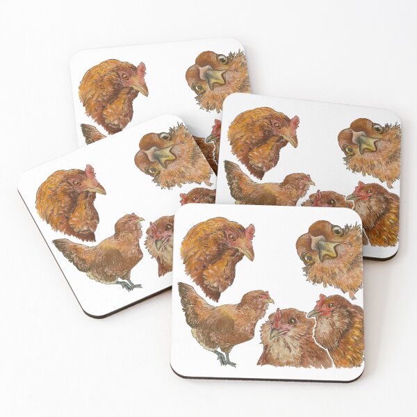 Item preview, Easter Egger Chicken Watercolor hen designed and sold by Adrienne Smith.