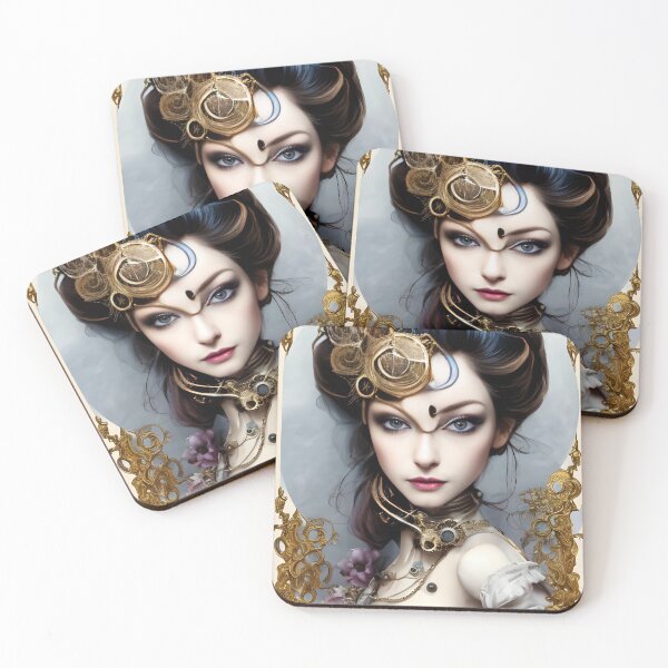 Item preview, Antigone Steampunk Girl Portrait  designed and sold by Kamiri.