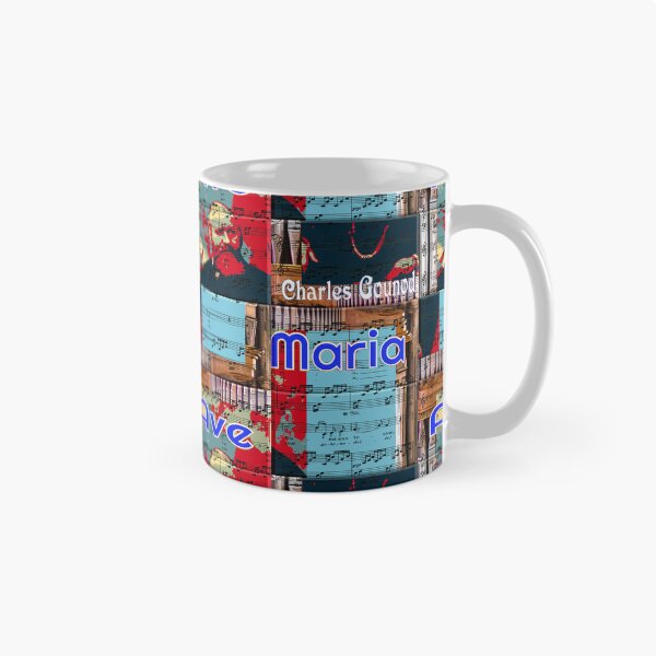 Item preview, ATTRACTIVE PORTRAIT OF CHARLES GOUNOD - MUSICIAN COMPOSER - ABSTRACT ORGAN ON MUSICAL SCORE - FAMOUS ARIA AVE MARIA - FUNNY MUSIC SCORE AVE MARIA PATCHWORK PATTERN - GREAT GIFT FOR ORGANIST designed and sold by Ralek.