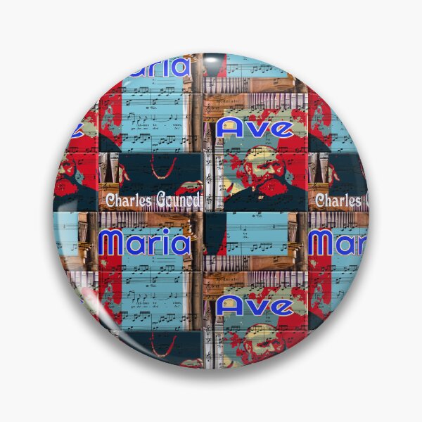 Item preview, ATTRACTIVE PORTRAIT OF CHARLES GOUNOD - MUSICIAN COMPOSER - ABSTRACT ORGAN ON MUSICAL SCORE - FAMOUS ARIA AVE MARIA - FUNNY MUSIC SCORE AVE MARIA PATCHWORK PATTERN - GREAT GIFT FOR ORGANIST designed and sold by Ralek.