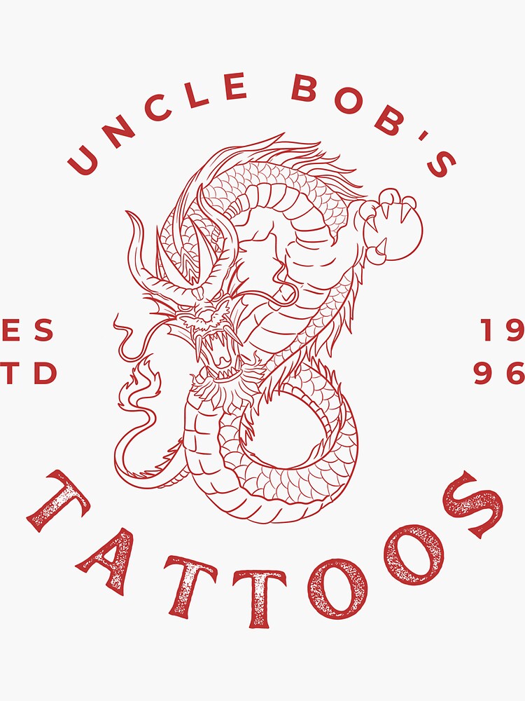 "Throwback Logo" Sticker for Sale by unclebobsmerch | Redbubble