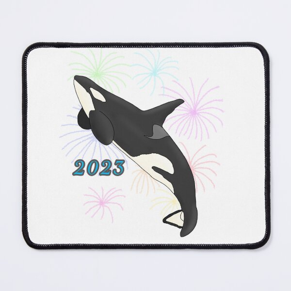 Item preview, New Years Orca 2023 designed and sold by tidaldreams.