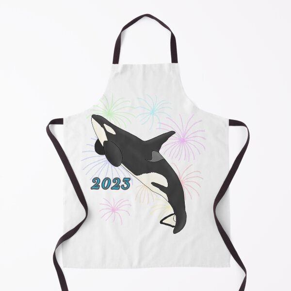 Item preview, New Years Orca 2023 designed and sold by tidaldreams.