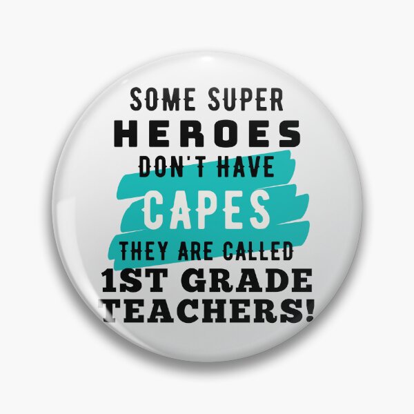 Item preview, Superhero 1st Grade Teacher Appreciation designed and sold by superteachers.