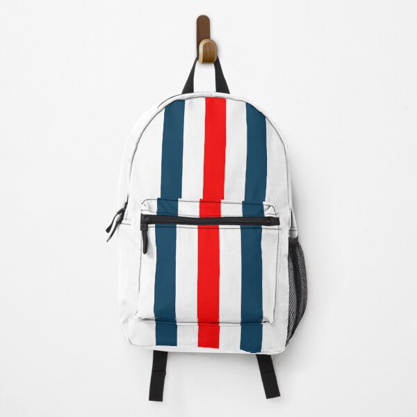 Item preview, Red White Blue Mod Racing Stripes fashion design designed and sold by ModSupporters.