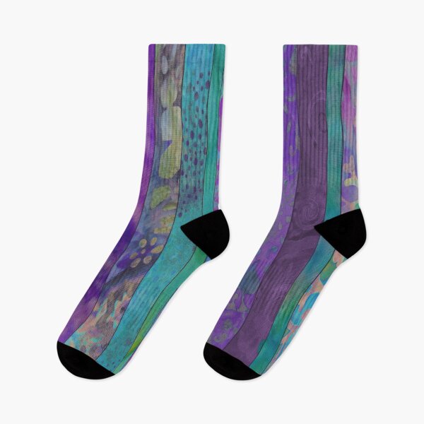 Item preview, Boho Stripe Turquoise and Purple designed and sold by Catherine Holcombe.