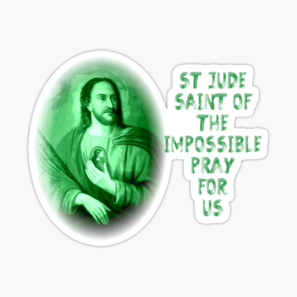 Item preview, St Jude Thadeus Apostle - Saint of the Impossible designed and sold by hispanicworld.