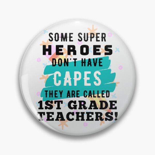 Item preview, Superhero 1st Grade Teacher Appreciation designed and sold by superteachers.