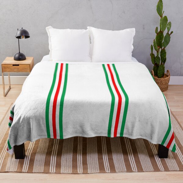 Item preview, Red White Green tricolore Mod Racing Stripes fashion design designed and sold by ModSupporters.