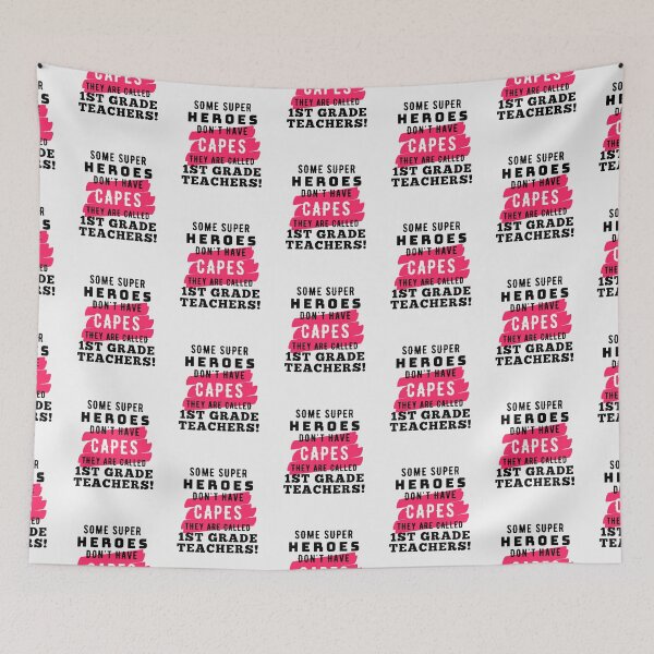 Item preview, Superhero 1st Grade Teacher Appreciation designed and sold by superteachers.
