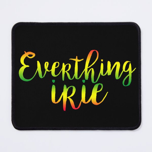 Item preview, Everything Irie - Good Vibes Only Rasta Reggae Roots Flag designed and sold by JukeLox.