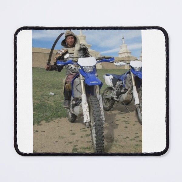 Item preview, Mongolian Mongol on Dirt Bike designed and sold by yuccaroot.