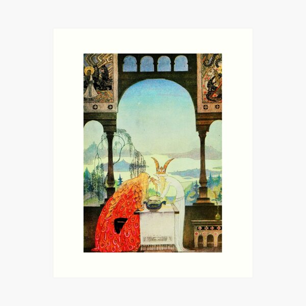 Aperçu de l'œuvre Kay Nielsen À l'est du soleil et à l'ouest de la lune pl 14 créée et vendue par TeeARTHY.
