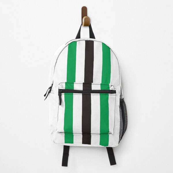 Item preview, Green White Black tricolor Mod Racing Stripes fashion design designed and sold by ModSupporters.