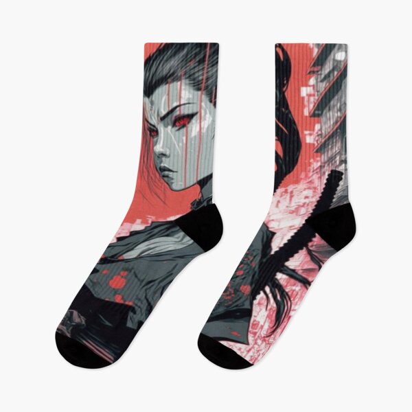 Item preview, samurai woman in the city designed and sold by Yggdrazil.