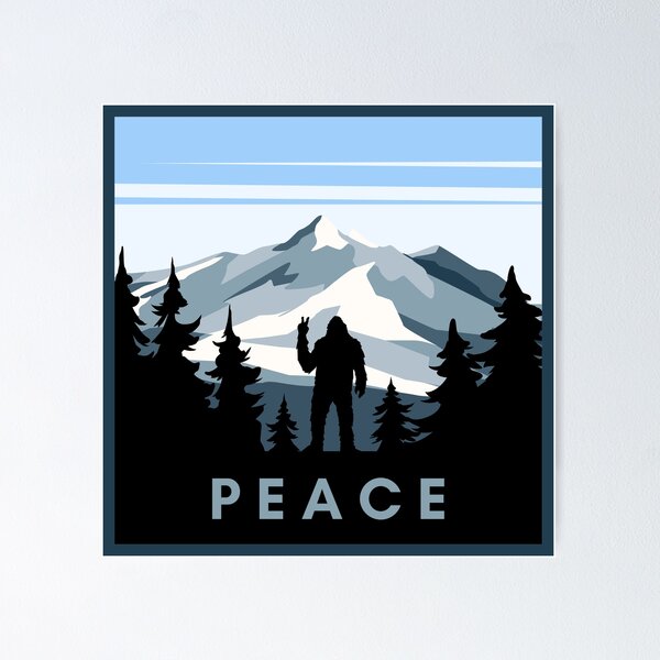Item preview, Big Foot Peace Explorer designed and sold by BoundlessExp.