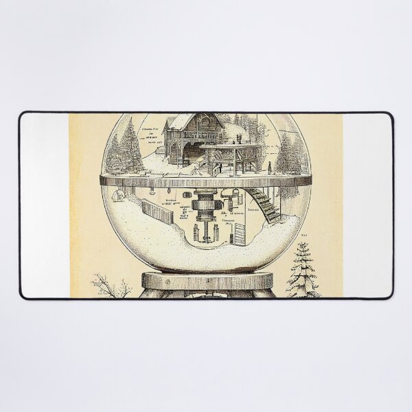 Item preview, Schematic of a snow globe designed and sold by Patrick Edwards.