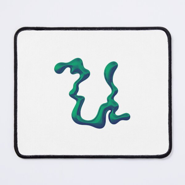 Item preview, GREEN U LETTER CHROME DESIGN! designed and sold by MeBrokeStudent.