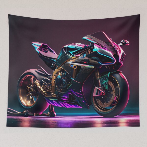 Item preview, Futuristic Cyberpunk Superbike designed and sold by beluxe.