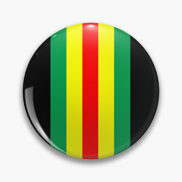 Item preview, Reggae Green Red Gold Black tricolor Mod Racing Stripes fashion design designed and sold by ModSupporters.