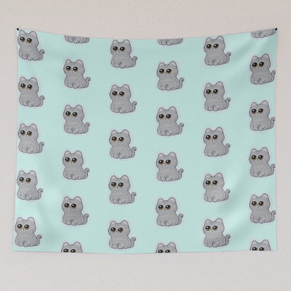 Item preview, Grey Chonky Cat designed and sold by TwinkleShop.