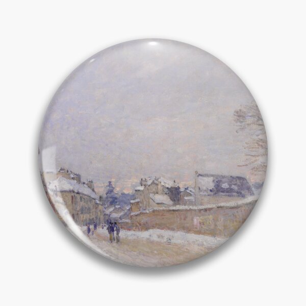 Item preview, Rue Eugène Moussoir at Moret, Winter, Alfred Sisley, 1891 designed and sold by dSquared1801.