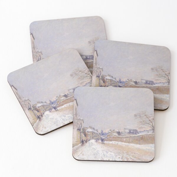 Item preview, Rue Eugène Moussoir at Moret, Winter, Alfred Sisley, 1891 designed and sold by dSquared1801.