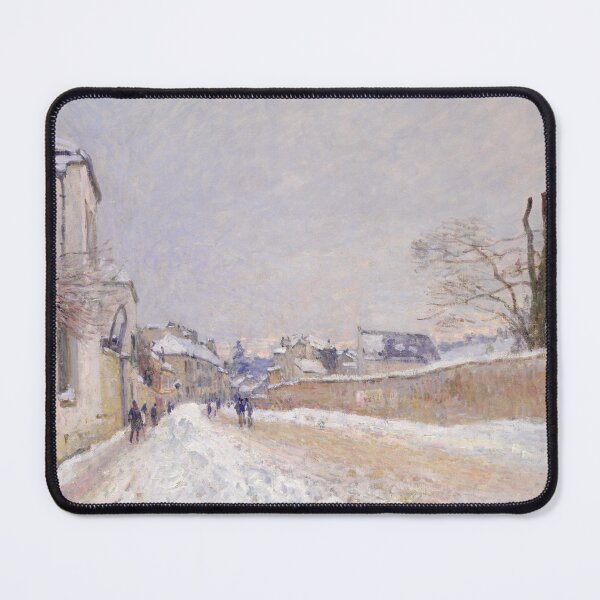 Item preview, Rue Eugène Moussoir at Moret, Winter, Alfred Sisley, 1891 designed and sold by dSquared1801.