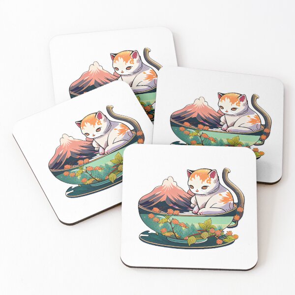 Item preview, Teacup Cat  designed and sold by Black-Glove.