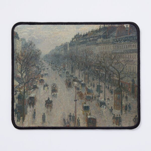 Item preview, The Boulevard Montmartre on a Winter Morning, Camille Pissarro, 1897 designed and sold by dSquared1801.