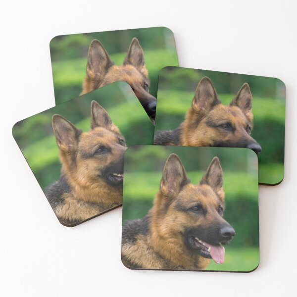 Item preview, Curious German Shepherd Head designed and sold by DesignVertex.