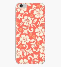 Kapalua Pareau Hawaiian Hibiscus - Coral iPhone Case