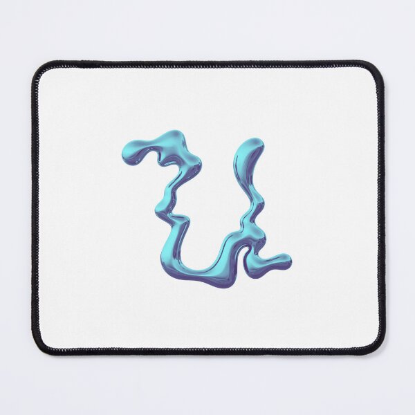 Item preview, MINT U LETTER CHROME DESIGN! designed and sold by MeBrokeStudent.