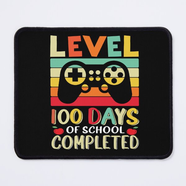 Item preview, Happy 100 Days Of School Unlocked Level 100 Completed designed and sold by Nedskr.