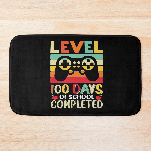 Item preview, Happy 100 Days Of School Unlocked Level 100 Completed designed and sold by Nedskr.