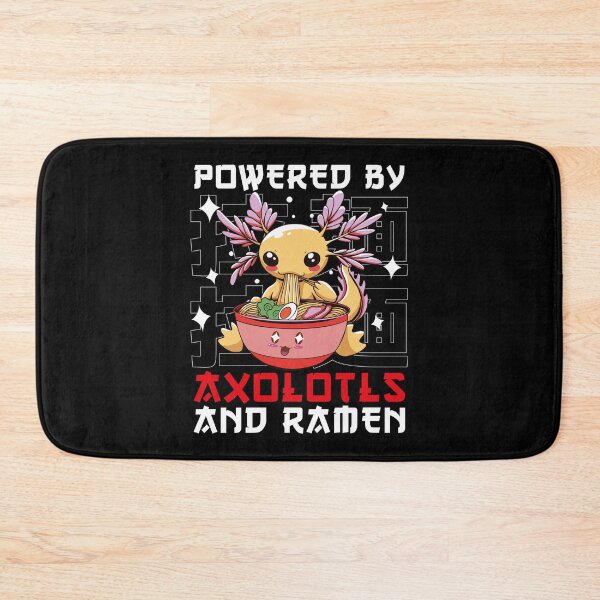 Item preview, Powered by Axolotls & Ramen - Kawaii Axolotl Eating Ramen designed and sold by ollalla.