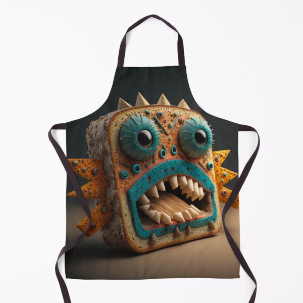 Item preview, The Cool Bread Slice Monster with Cheese: A Wacky Tale of Bread and Cheese Gone Wild designed and sold by artsupernatural ⭐⭐⭐⭐⭐.