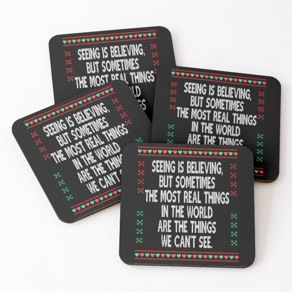 Item preview, Seeing is believing Christmas Movie Quote Funny  designed and sold by Sunnyhova.