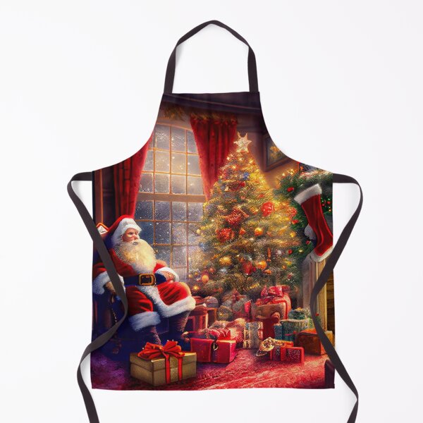 Item preview, Santa relaxing by fireplace designed and sold by Patrick Edwards.