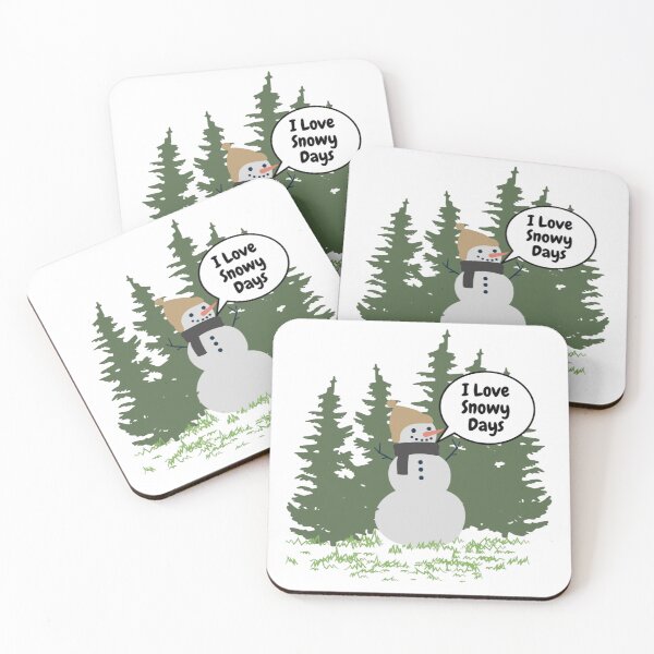 Item preview, I Love Snow Days-Proud Supporter Of Snow Days designed and sold by ColordCreations.