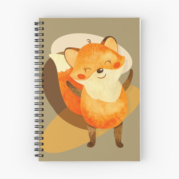 Item preview, Watercolour boho fox relaxing boho artwork  designed and sold by TipTopTapo.