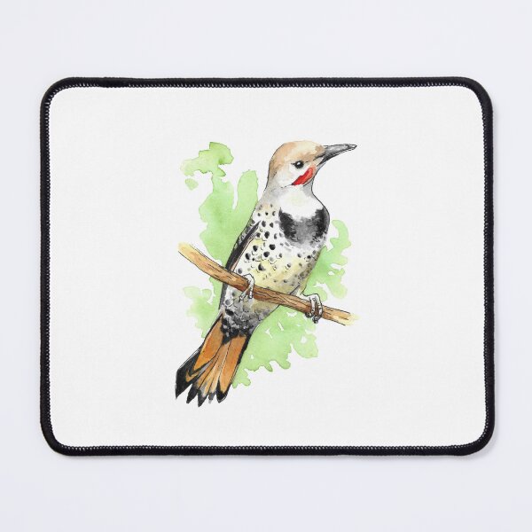 Item preview, Watercolor Northern Flicker Woodpecker designed and sold by BlackGoatPrints.