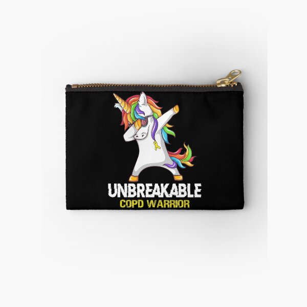 Item preview, COPD Awareness - Unicorn COPD Warrior Ribbon UNBREAKABLE designed and sold by Fernandezf.